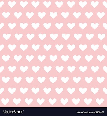 love heart seamless hand drawing pattern pink