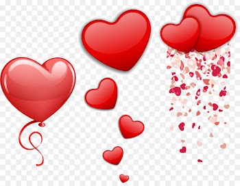 Love Heart Valentine's Day Red - love png 