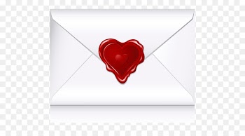 Love Heart Vinegar valentines Valentines Day - Vector Heart envelope 