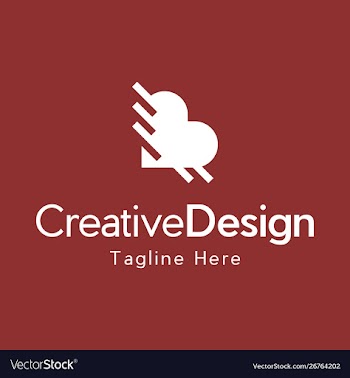 Love hearth symbol creative business logo vector image