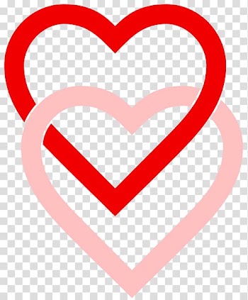 Love Hearts Symbol , Linked Hearts transparent background PNG clipart