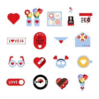 Love icon set | Free stock vector - 559554