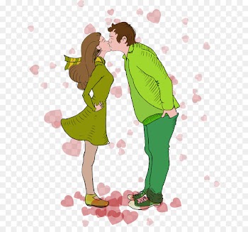 Love Illustration Kiss Euclidean vector - kiss 