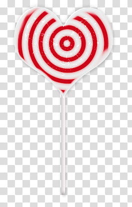 Love is in the air, white and red heart lollipop transparent background PNG clipart