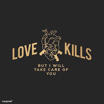 Love kills illustration | Free stock vector - 557931
