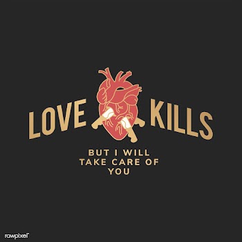 Love kills illustration | Free stock vector - 557935