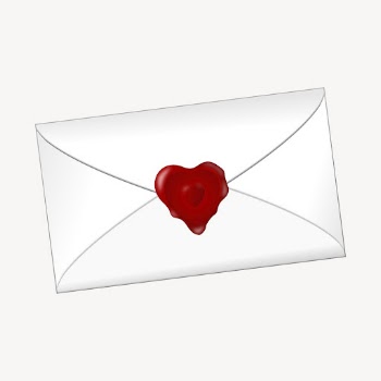 Love letter clipart, collage element | Free PSD - rawpixel