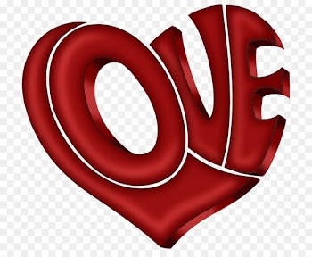 Love letter Heart Valentines Day - LOVE I love you love 