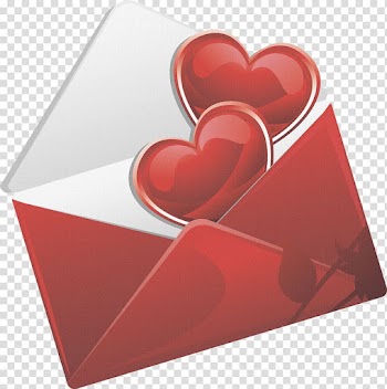 Love letter Heart , Valentines transparent background PNG clipart