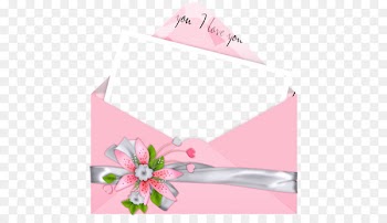 Love Letter Romance Friendship - Pink Letter I Love You PNG Picture 