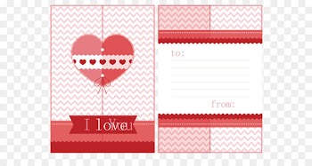 Love letter Template - Exquisite wedding greeting card design 