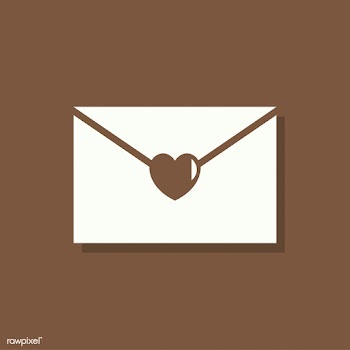 Love letter Valentines day icon | Free stock vector - 425027