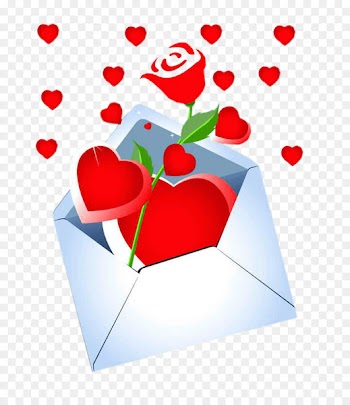 Love letter Vector graphics Romance Download - open envelope 