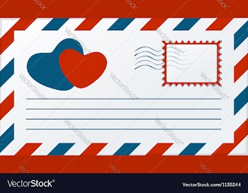 Love letter vector image
