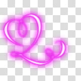 Love Lignts, pink heart illustration transparent background PNG clipart