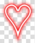 Love Lignts, red heart illustration transparent background PNG clipart