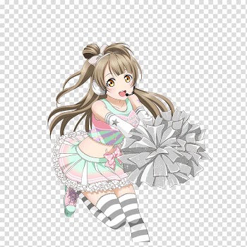 Love Live! School Idol Festival Cheerleading Uniforms Kotori Minami Cosplay, Cheerleader transparent background PNG clipart