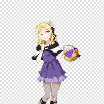 Love Live! School Idol Festival Halloween Love Live! Sunshine!! Drawing, Halloween transparent background PNG clipart
