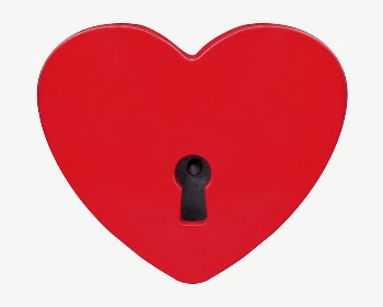 Love lock heart collage element | Free PSD - rawpixel