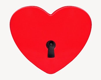 Love lock heart isolated design | Free Photo - rawpixel