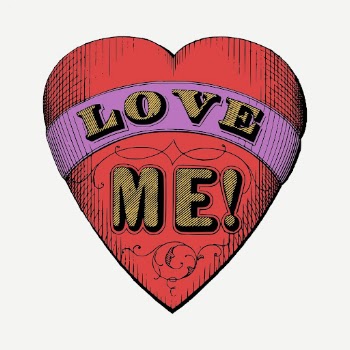 Love me heart design element, | Free PSD - rawpixel