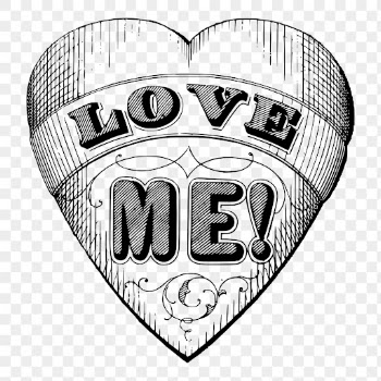 Love me heart png badge | Free PNG - rawpixel