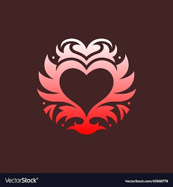 love ornament luxury abstract creative design