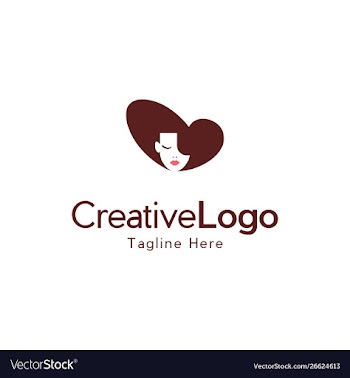 Love people beauty logo design vector image