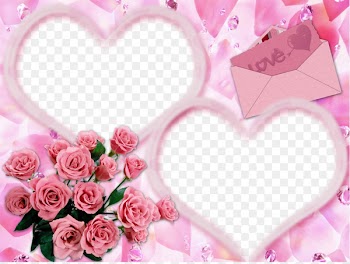 Love Picture frame - Pink Frame 