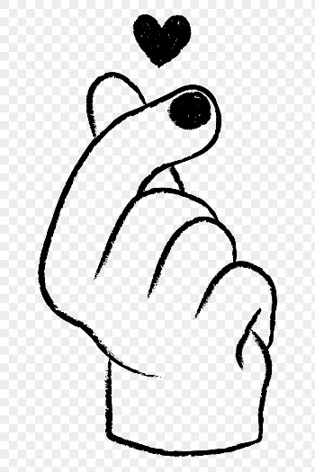 Love png hand gesture sticker, | Free PNG Sticker - rawpixel