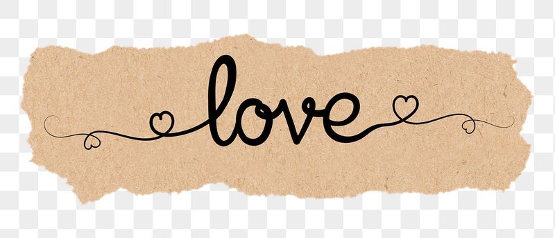 Love png word, black calligraphy | Free PNG - rawpixel