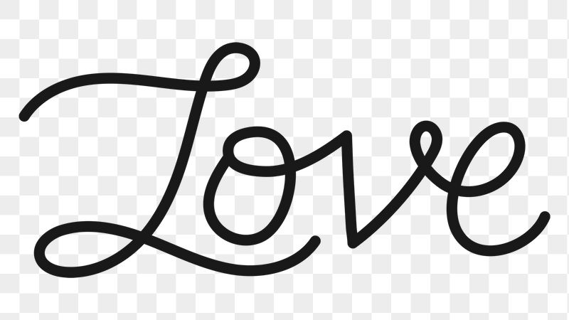 Love png word sticker, handwritten | Free PNG - rawpixel