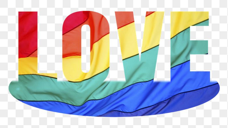Love png word sticker, lgbtq | Free PNG - rawpixel