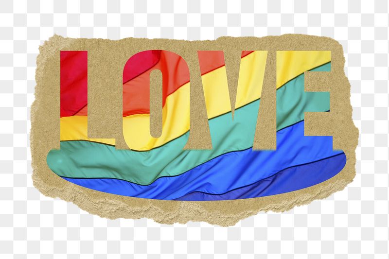 Love png word sticker, lgbtq | Free PNG - rawpixel
