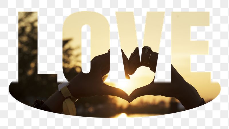 Love png word sticker on transparent | Free PNG - rawpixel
