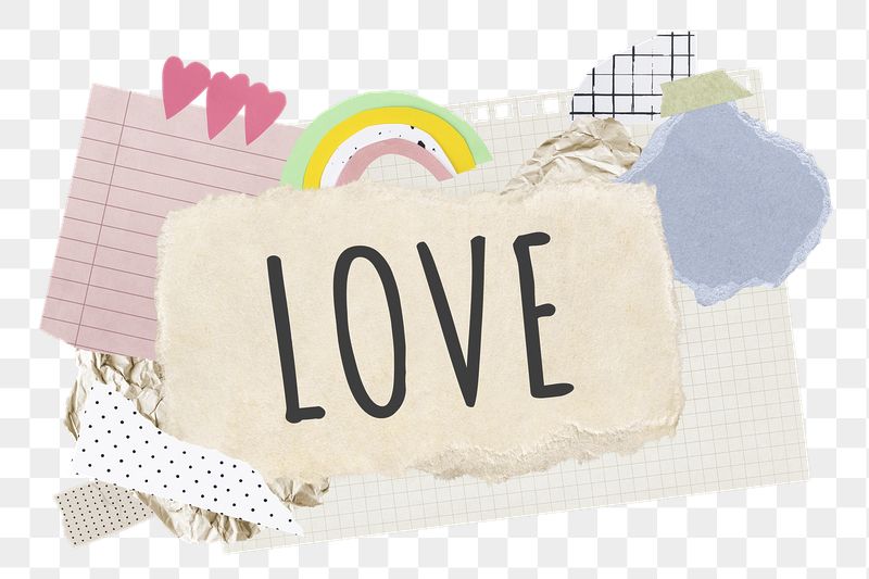 Love png word sticker typography, | Free PNG - rawpixel
