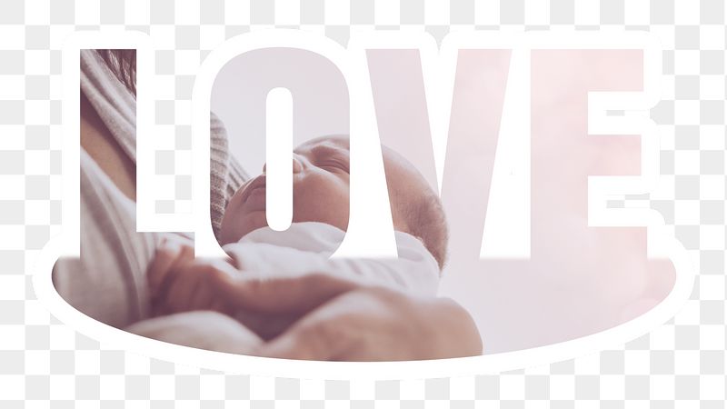Love png word sticker, white | Free PNG - rawpixel