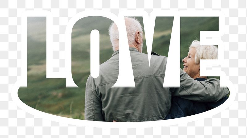 Love png word sticker, white | Free PNG - rawpixel