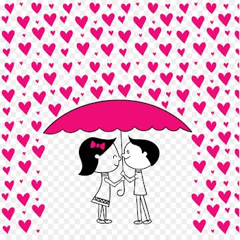 Love Romance couple Clip art - Vector umbrella romantic couple holding heart 