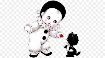 Love Romance Valentine's Day - Cute Mime with Kitten PNG Picture 