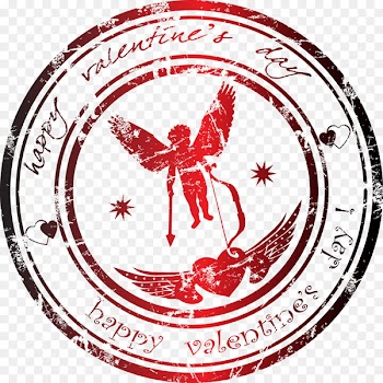 Love Seal Rubber stamp Romance - Cupid seal material 