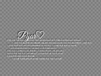 Love Text PNG Transparent Image
