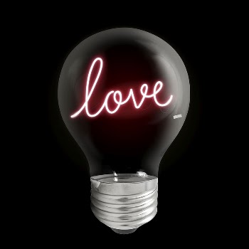 Love typography sticker, neon light | Free PSD - rawpixel