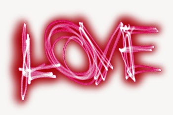 Love typography sticker, pink neon | Free PSD - rawpixel