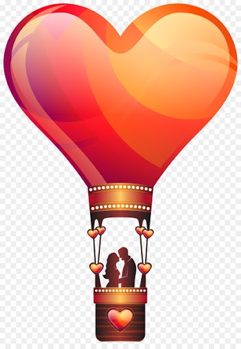 Love Valentine's Day Hot air balloon Romance - Love hot air balloon 