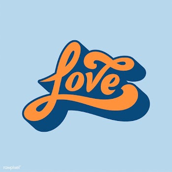 Love word typography style illustration | Free stock vector - 472719