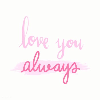 Love you always typography vector | Free stock vector - 472381