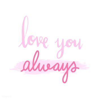 Love you always typography vector | Free stock vector - 472564