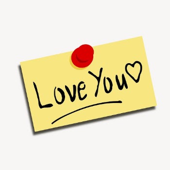 Love you note clipart, collage | Free PSD - rawpixel