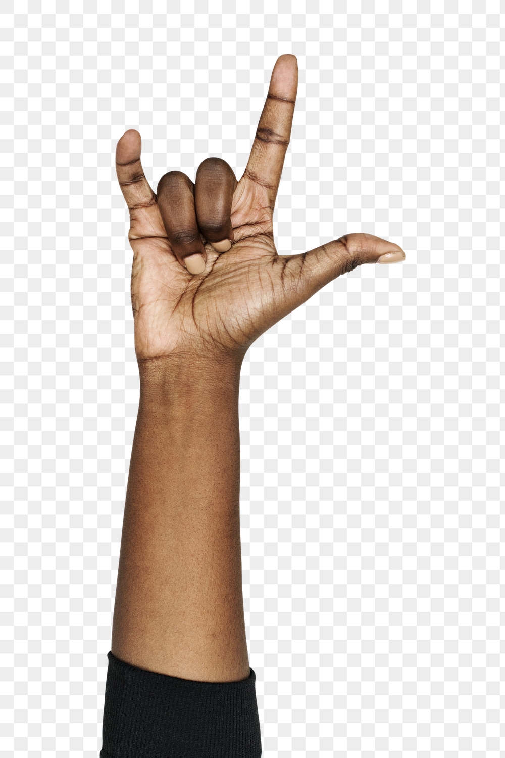 Love you png black hand | Free PNG - rawpixel